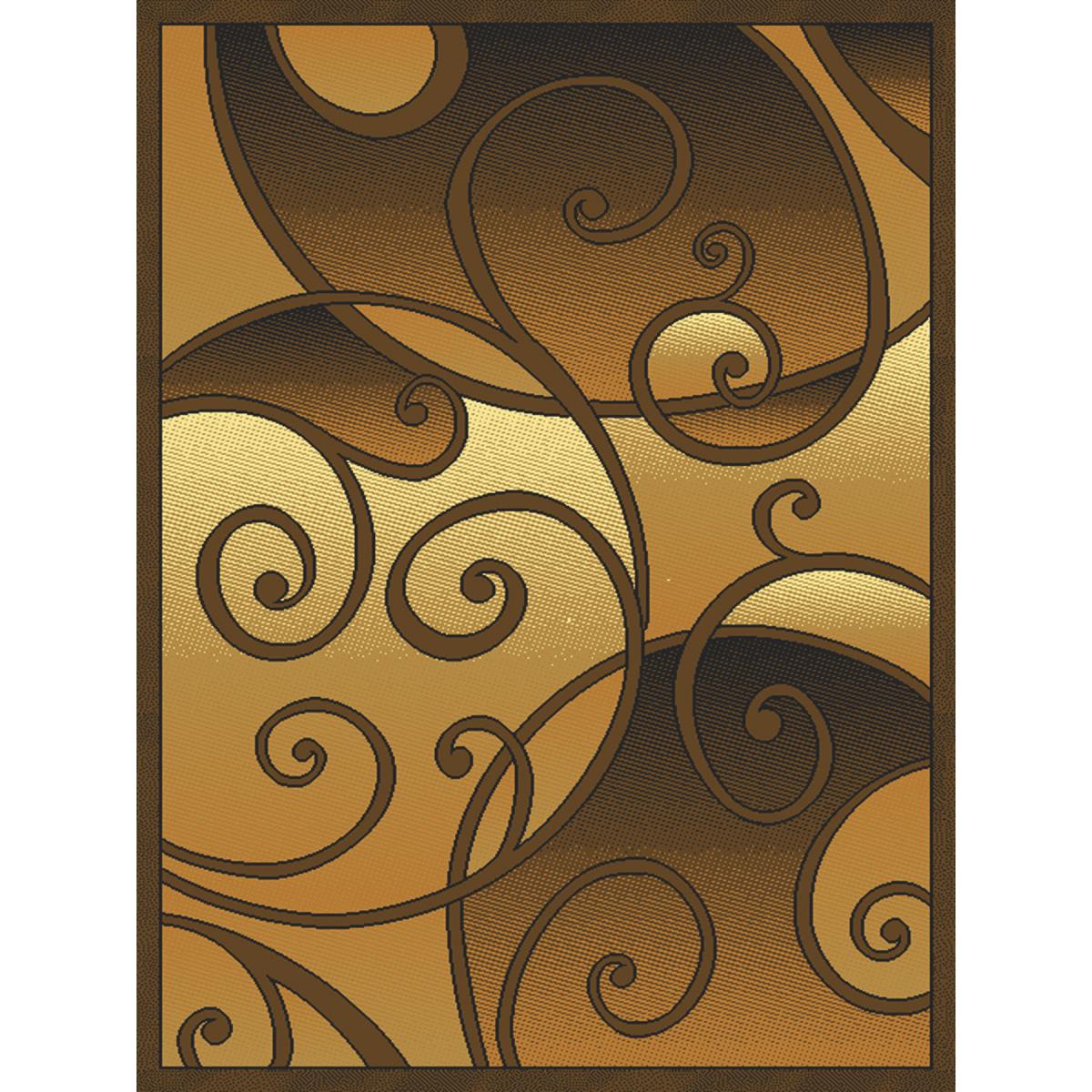 8X11 BANGLE CHOC RUG