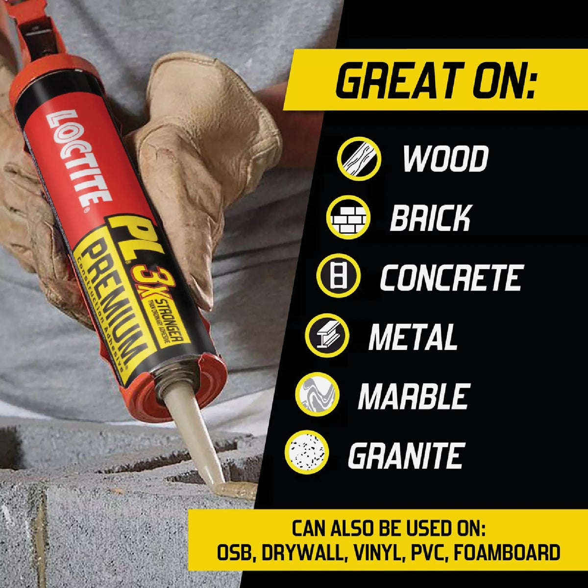 LOCTITE PL Premium 4 Oz. Polyurethane Construction Adhesive Image 4