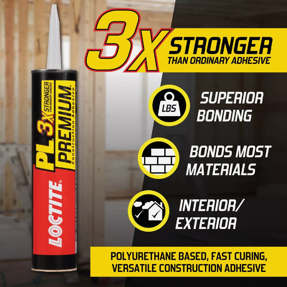 LOCTITE PL Premium 4 Oz. Polyurethane Construction Adhesive Image 5