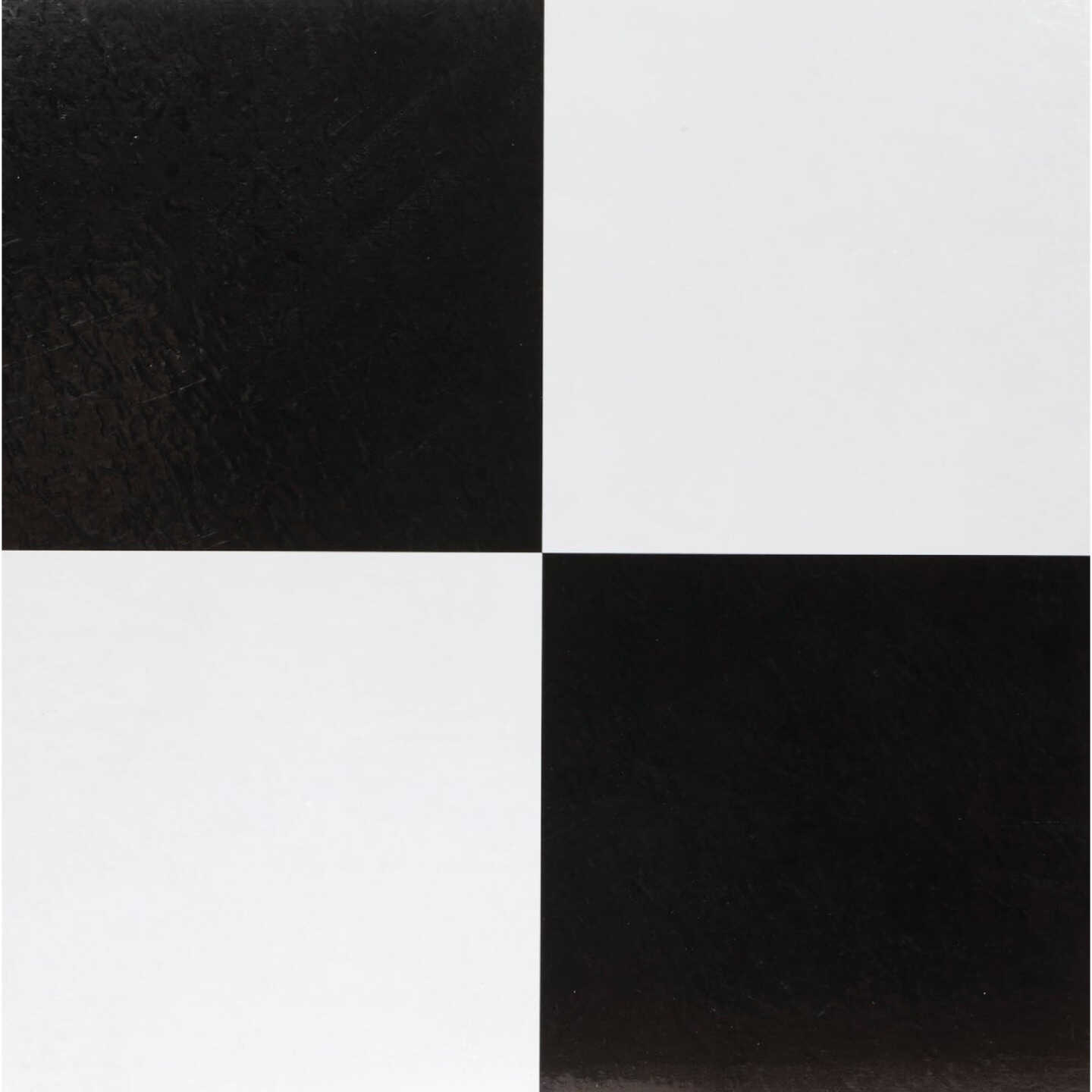 Home Impressions Checkerboard Tile 12 In. x 12 In. Vinyl Floor Tile (45 Sq. Ft./Box) Image 1