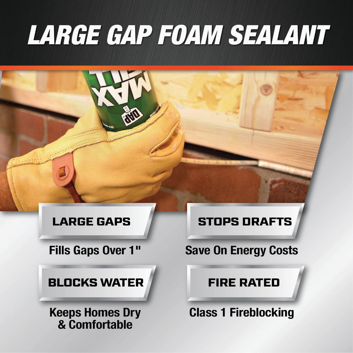 DAP Max Fill 20 Oz. Triple Expanding Foam Sealant Image 2
