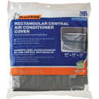 Frost King 48 In. x 34 In. x 36 In. Grey Polyethylene 9 mil Rectangular Central Air Conditioner Cover Image 3