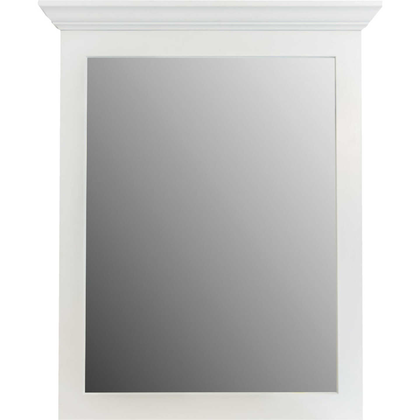 CraftMark Shaker Retreat White 30 In. W x 36 In. H Vanity Mirror Image 1