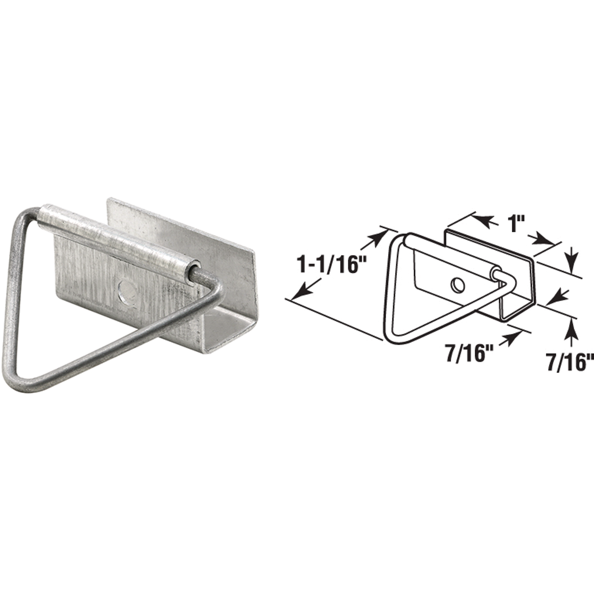 Prime-Line 7/16 In. Bottom Latch Screen Frame Fastener (25-Pack)
