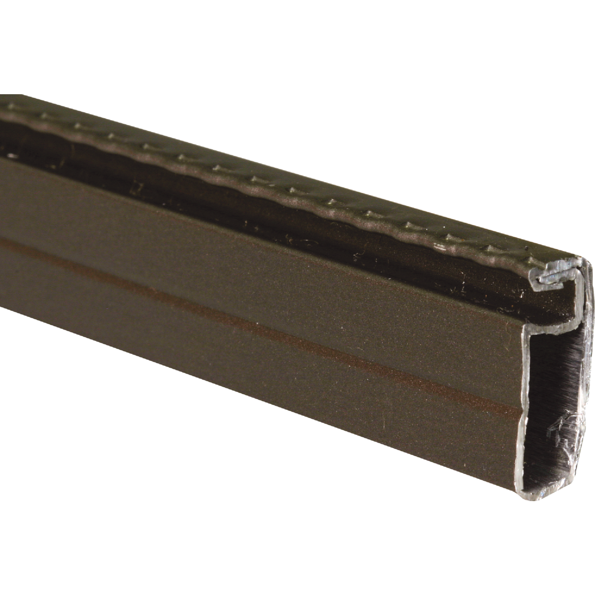 Prime-Line Make-2-Fit 3/4 x 1/4 x 94 Bronze Aluminum Screen Frame Image 2