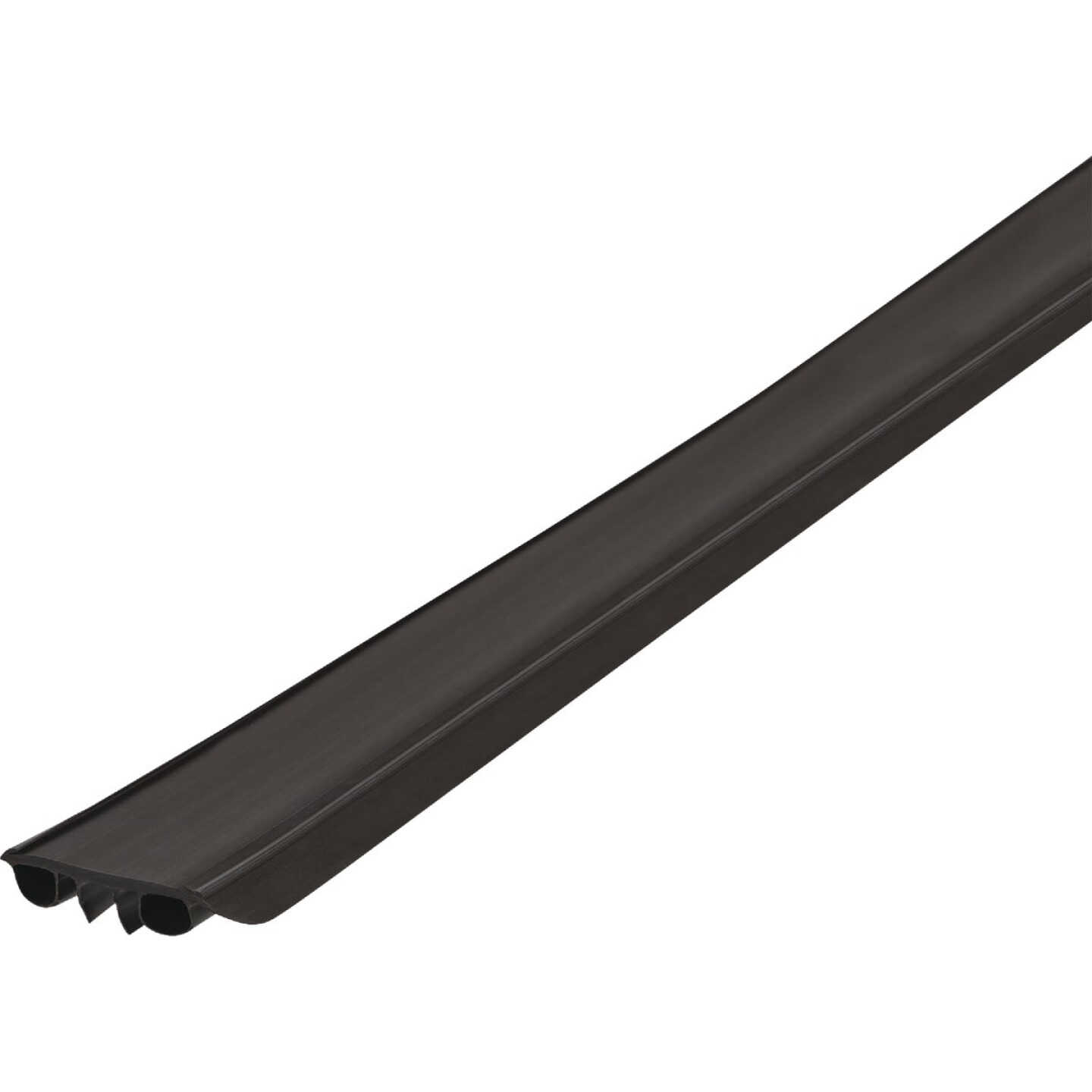M-D Building Products 2 In. W. x 0.375 In. H. x 36 In. L. Vinyl Brown Door Bottom Image 1
