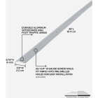 M-D Building Products 7/8 In. X 36 In. Silver Aluminum Carpet Trim with Screw Nails Image 2
