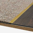 M-D Building Products 7/8 In. X 72 In. Satin Brass Aluminum Carpet Trim with Screw Nails Image 3