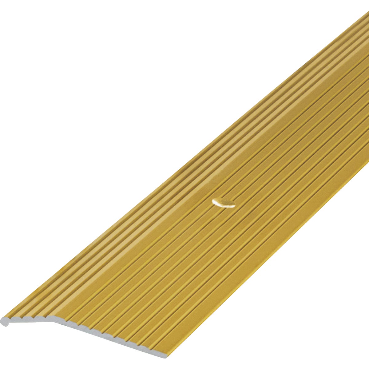 M-D Building Products 7/8 In. X 72 In. Satin Brass Aluminum Carpet Trim with Screw Nails Image 5