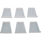 Prime-Line White Spline Channel Pull Tab (6-Pack) Image 2