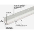 M-D Building Products 2 In. W. x 2 In. H. x 36 In. L. Vinyl White Door Bottom Image 2