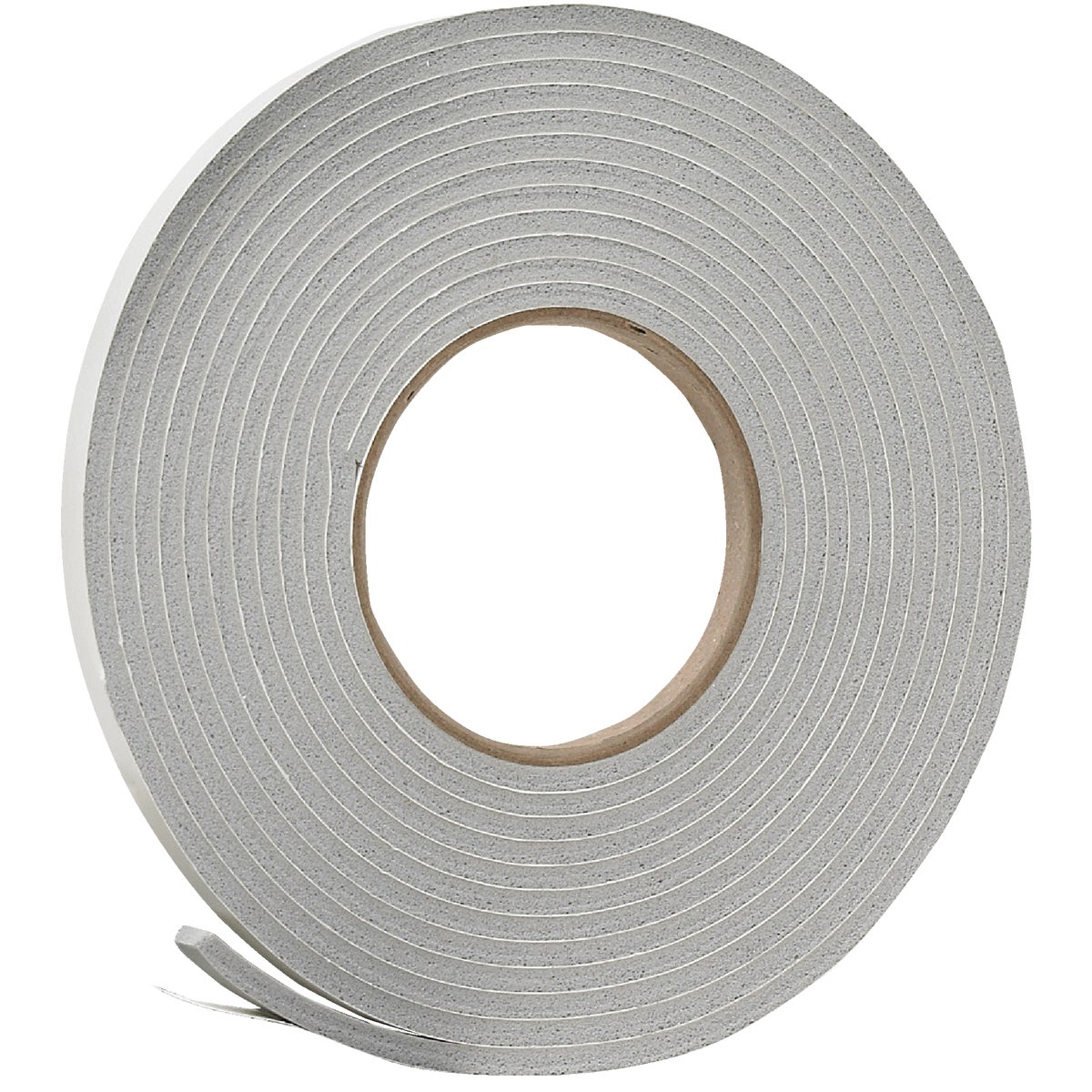 Frost King 3/8 In. Wide x 3/16 In. Thick x 17 Ft. Long Grey Vinyl Foam Weatherstrip Tape
