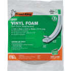 Frost King 3/8 In. Wide x 3/16 In. Thick x 17 Ft. Long Grey Vinyl Foam Weatherstrip Tape Image 2