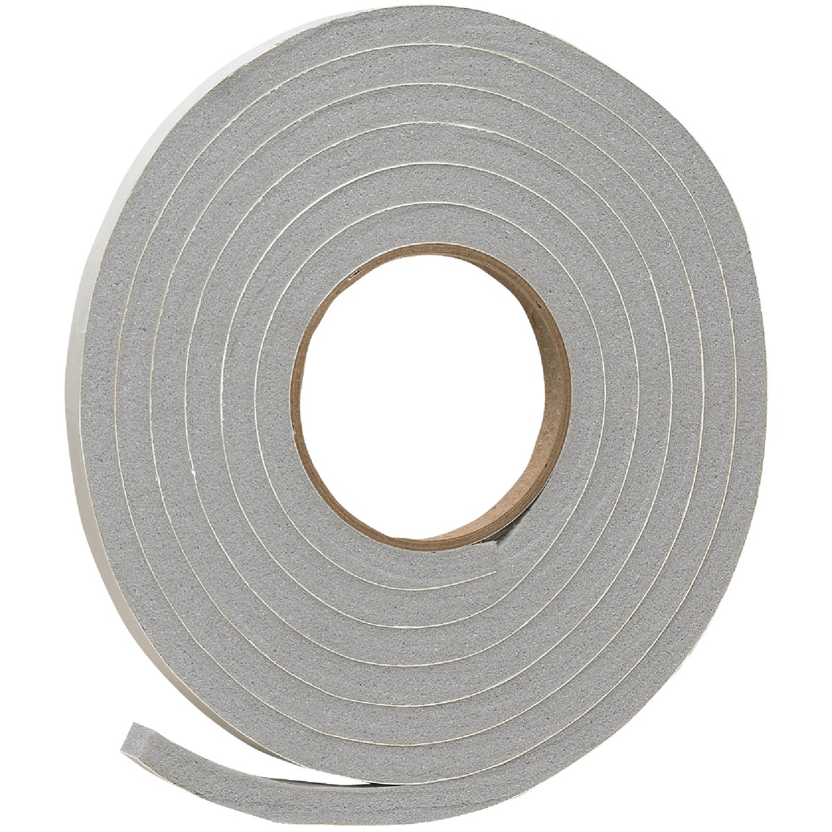 Frost King 1/2 In. W x 3/8 In. T x 10 Ft. L Gray Vinyl Foam Weatherstrip Tape