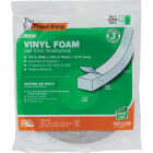 Frost King 1/2 In. W x 3/8 In. T x 10 Ft. L Gray Vinyl Foam Weatherstrip Tape Image 2