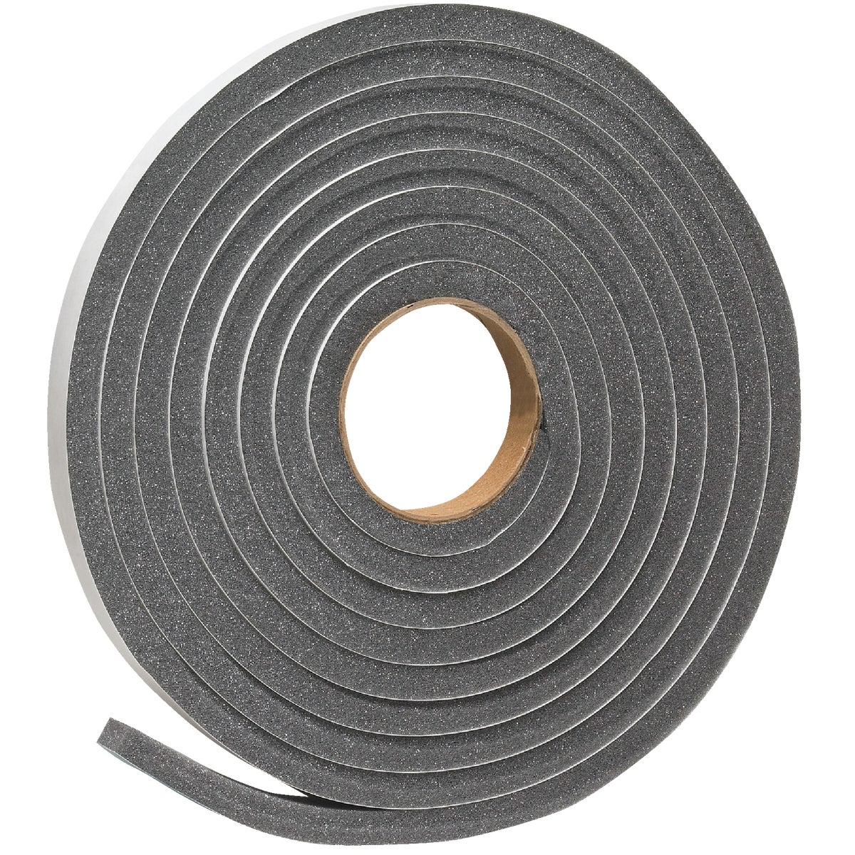 Frost King 3/4 In. W x 1/2 In. T x 17 Ft. L Charcoal Poly Foam Weatherstrip Tape