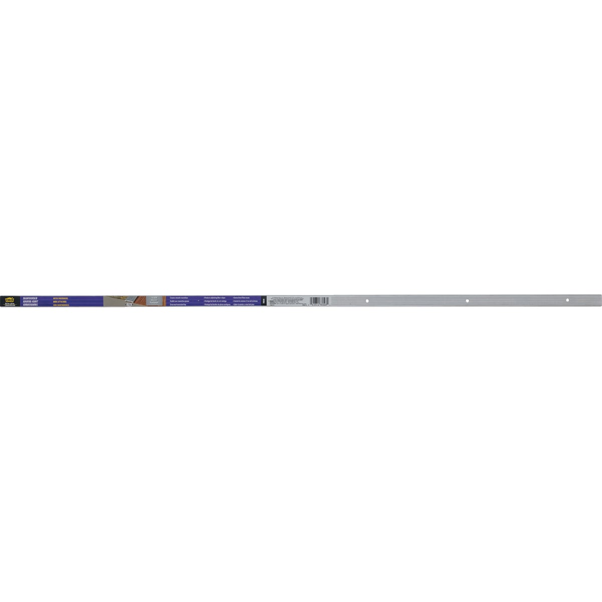 M-D Building Products 3/4 In. x 36 In. Silver Aluminum Seam Binder with Screw Nails