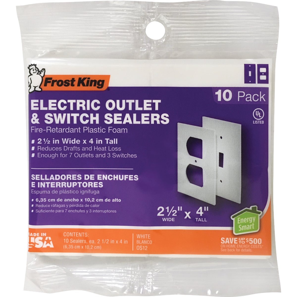 Frost King Switch & Wall Plate Insulator