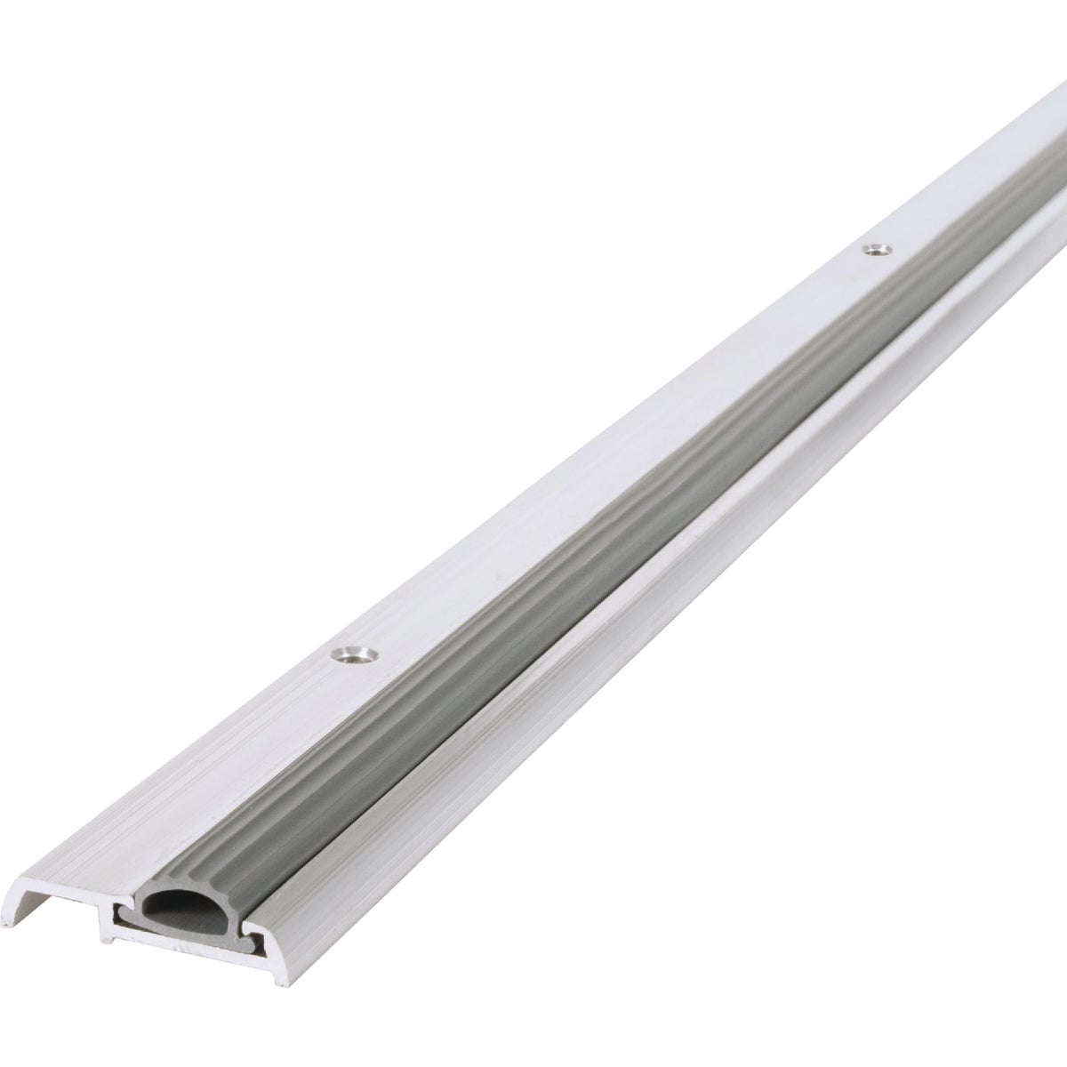 M-D Building Products 1-3/8 In. x 7/16 In. x 36 In. Silver Aluminum and Vinyl Mini Low-Profile Threshold