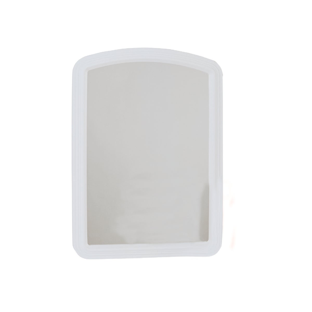 Erias Home Designs Macau 16 In. W. x 22 In. H. White Framed Wall Mirror