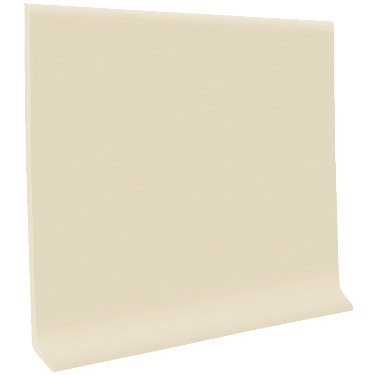 Roppe 4 In. x 20 Ft. Roll Almond Vinyl Self-Stick Wall Cove Base Image 1