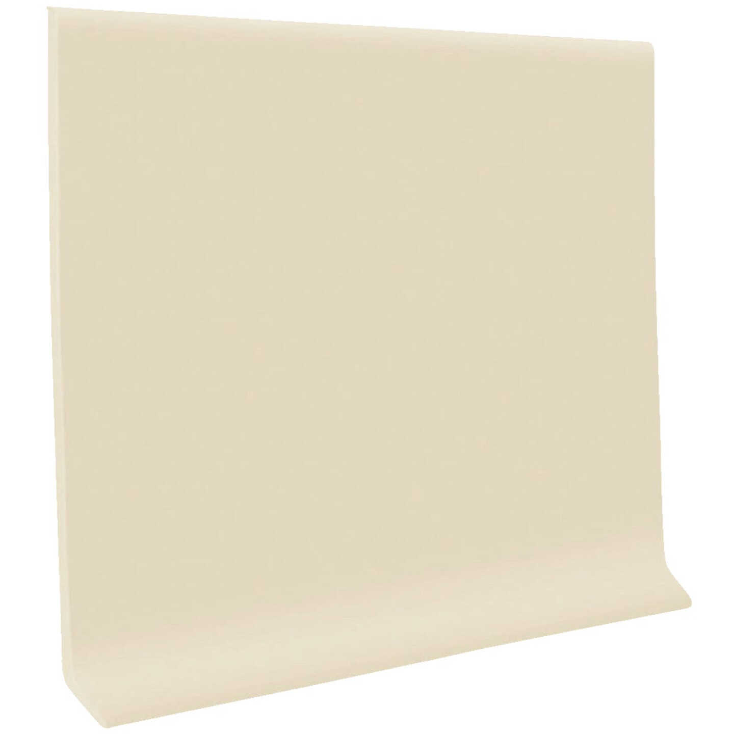 Roppe 4 In. x 20 Ft. Roll Almond Vinyl Self-Stick Wall Cove Base Image 1