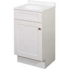 Zenith Zenna Home White 18 In. W x 35 In. H x 16 In. D Shaker Vanity with White Cultured Marble Top Image 1