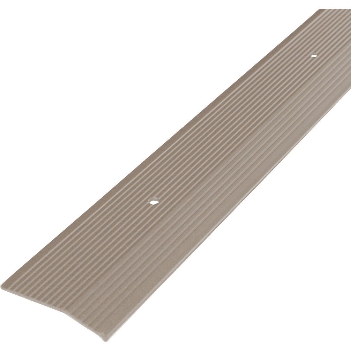 M-D Building Products 2 In. X 72 In. Pewter Aluminum Carpet Trim with Screw Nails