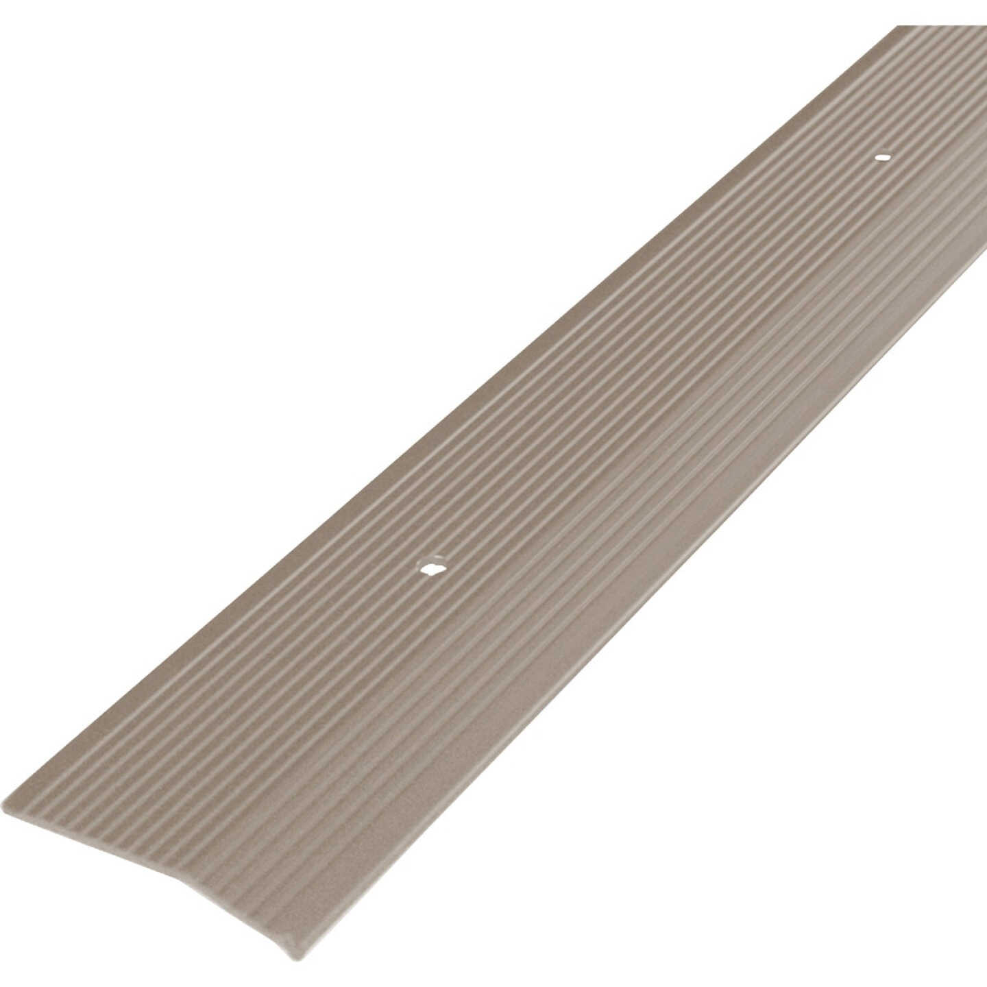 M-D Building Products 2 In. X 72 In. Pewter Aluminum Carpet Trim with Screw Nails Image 1