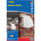 Dundas Jafine White Gas or Electric Dryer Vent Kit (4-Piece) Image 1