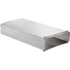 Lambro 3-1/4 In. x 10 In. Galvanized Steel Rectangular Wall Stack Duct Image 1