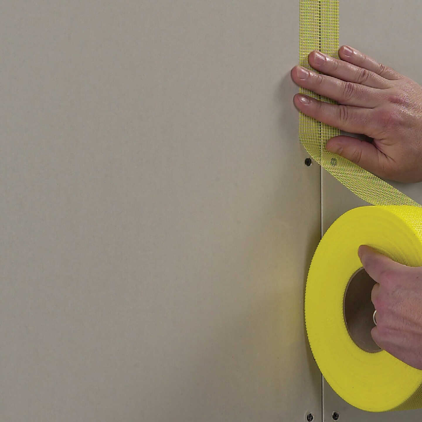 FibaTape 1-7/8 In. x 300 Ft. Yellow Self-Adhesive Joint Drywall Tape Image 3