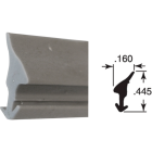 Prime-Line .160 x .445 x 200 Ft. Gray Vinyl Glass Retainer Spline Image 1