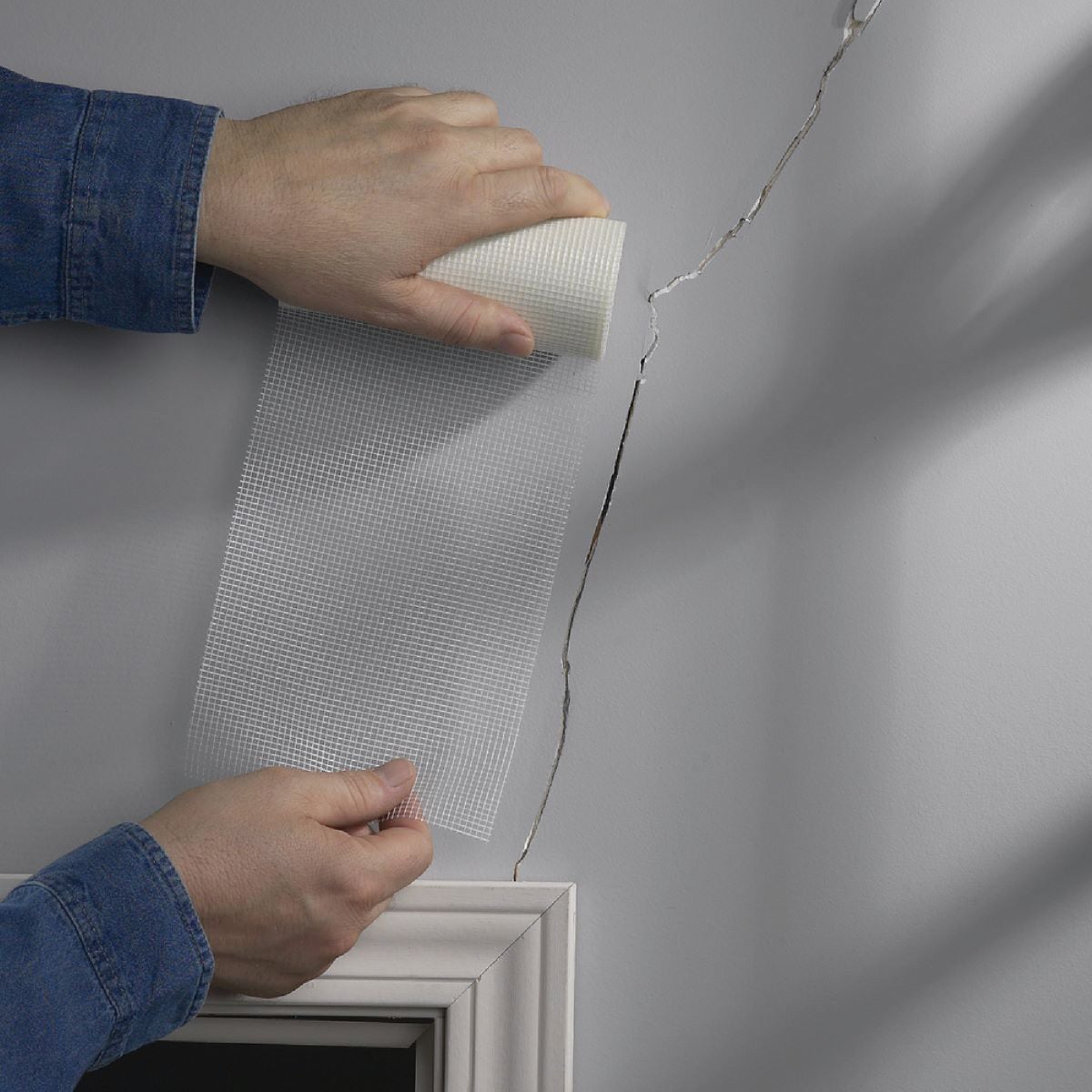 FibaTape Crackstop 6 In. x 75 Ft. Self-Adhesive Repair Fabric Image 2