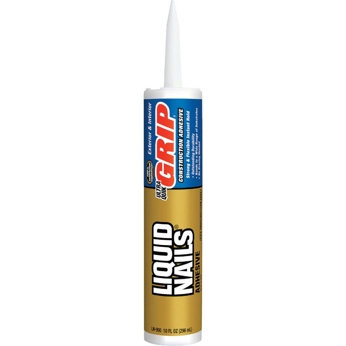 LIQUID NAILS Ultra Quik Grip 10 Oz. Construction Adhesive Image 1