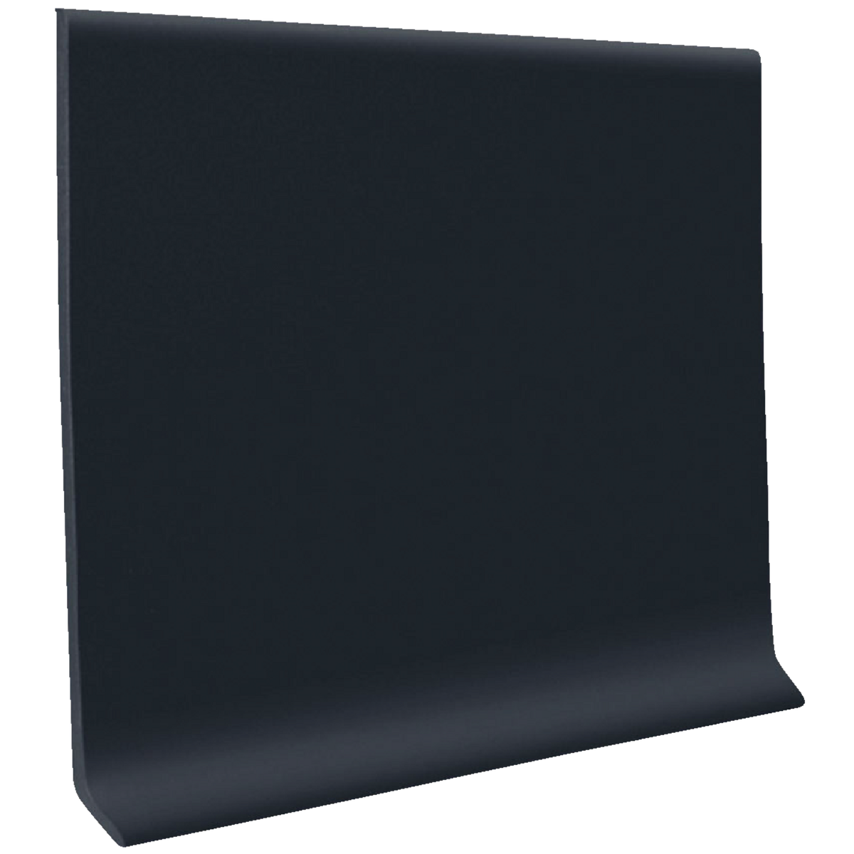 Roppe 2-1/2 In. x 4 Ft. Black Vinyl Dryback Wall Cove Base Image 1