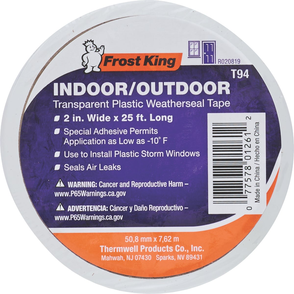 Frost King 2 In. x 25 Ft. Clear Weatherseal Tape Image 2
