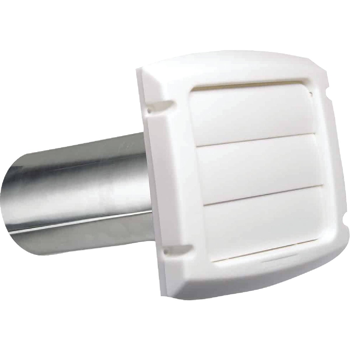 Dundas Jafine ProVent 4 In. White Louvered Dryer Vent Hood Image 4
