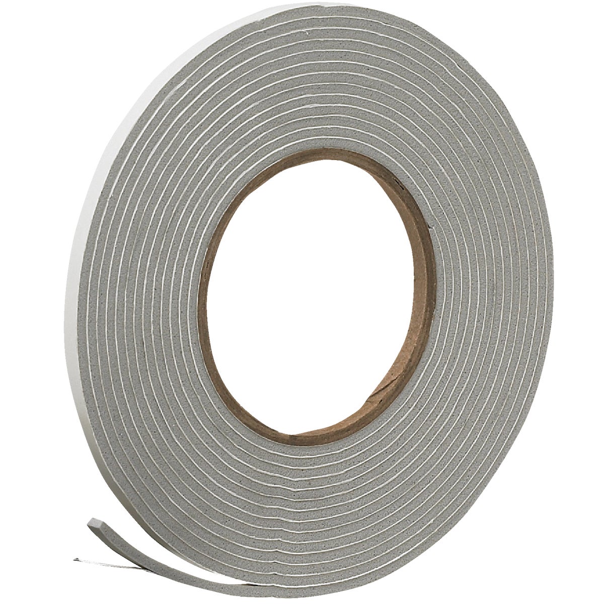Frost King 1/4 In. Wide x 1/8 In. Thick x 17 Ft. Long Grey Vinyl Foam Weatherstrip Tape