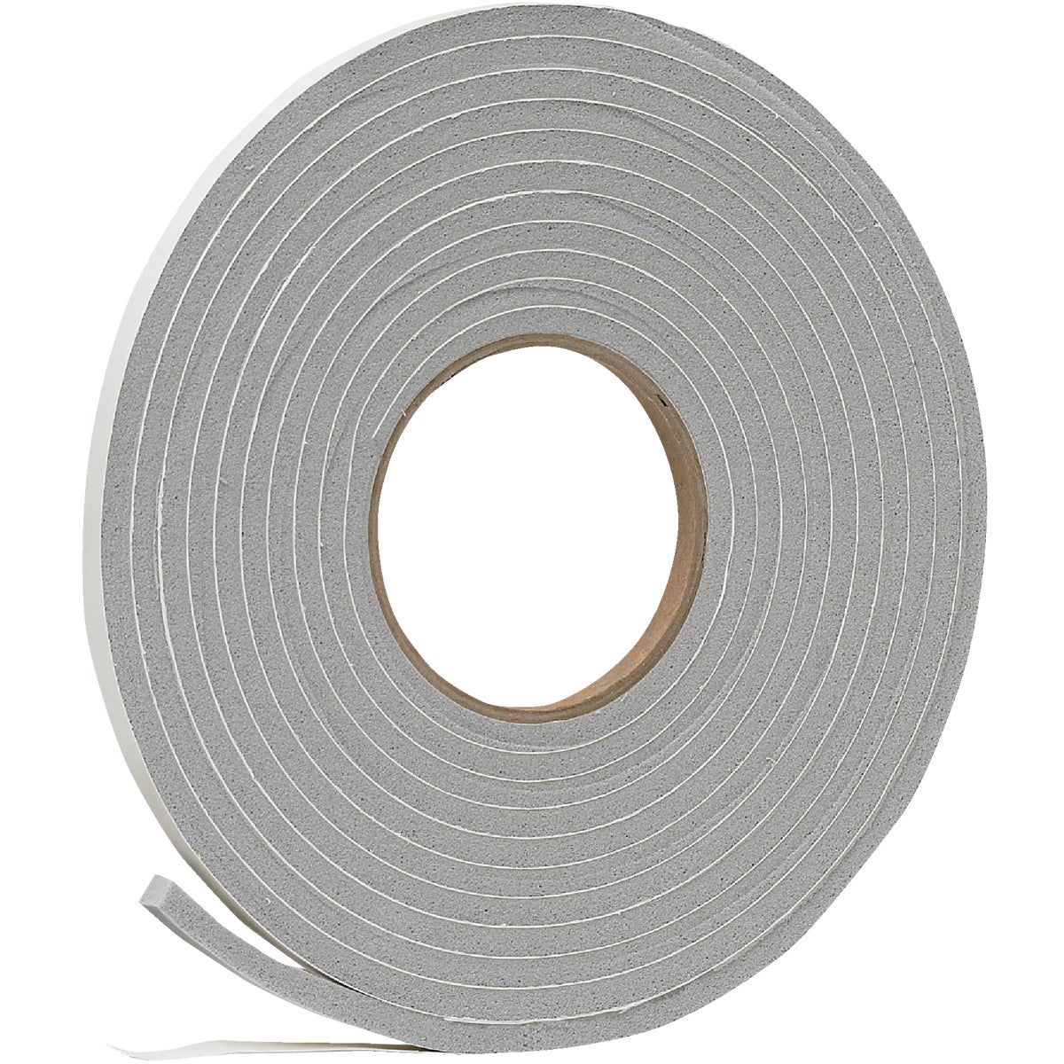 Frost King 3/8 In. W x 1/8 In. T x 17 Ft. L Gray Vinyl Foam Weatherstrip Tape
