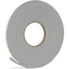 Frost King 3/8 In. W x 1/8 In. T x 17 Ft. L Gray Vinyl Foam Weatherstrip Tape Image 1