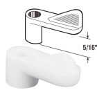 Prime-Line 5/16 In. White Swivel Plastic Screen Clips with Screws (12 Count) Image 1