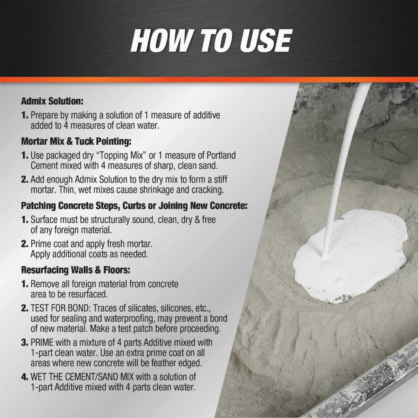 DAP 1 Qt. Concrete Bonding Additive, White Image 5