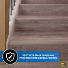 M-D Building Products 1-1/8 In. X 1-1/8 In. X 36 In. Pewter Aluminum Stair Edging with Screw Nails Image 3