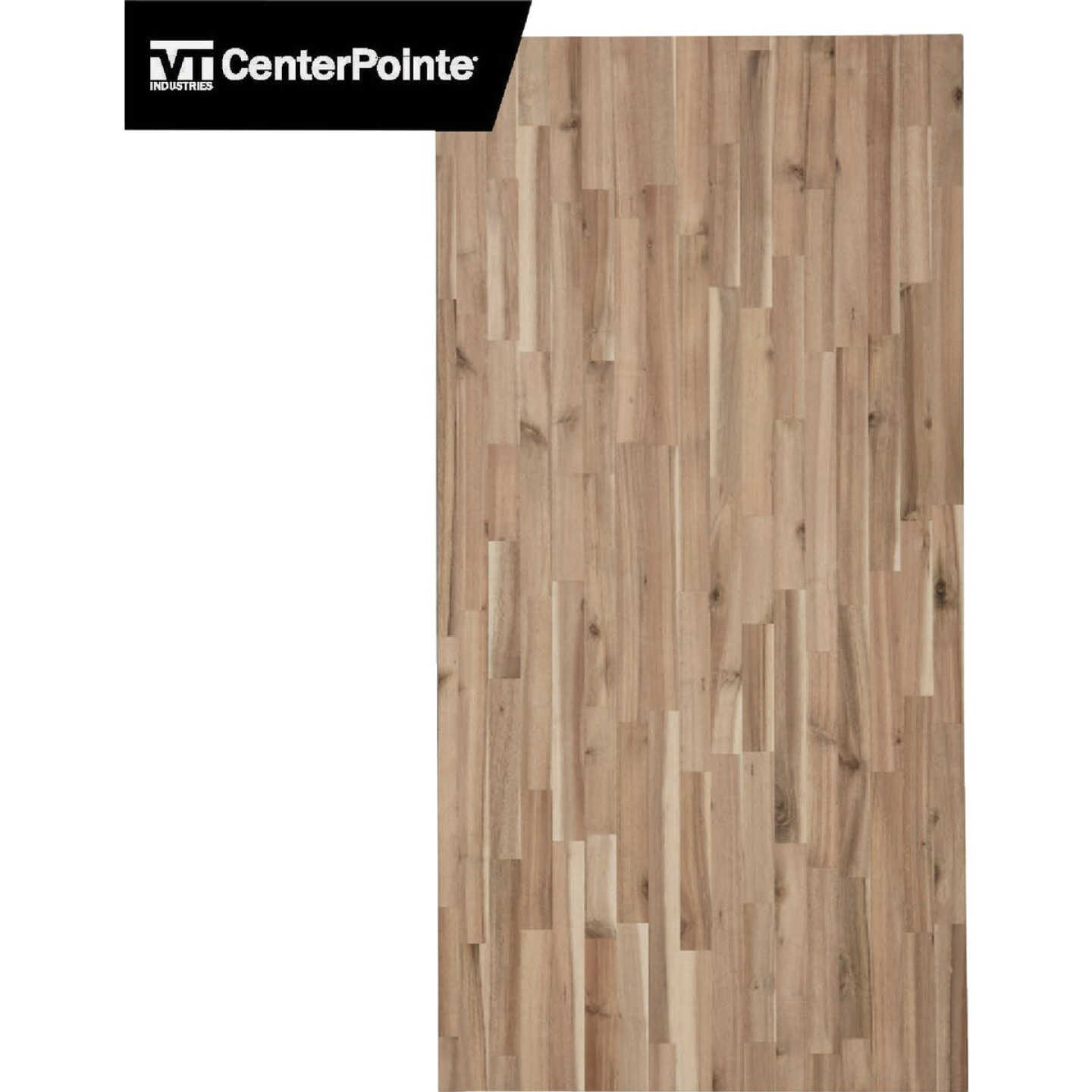 VT Industries CenterPointe 50 In. L x 25 In. D x 1.5 In. T Unfinished Acacia Wood Butcher Block Countertop with Square Edge Image 6
