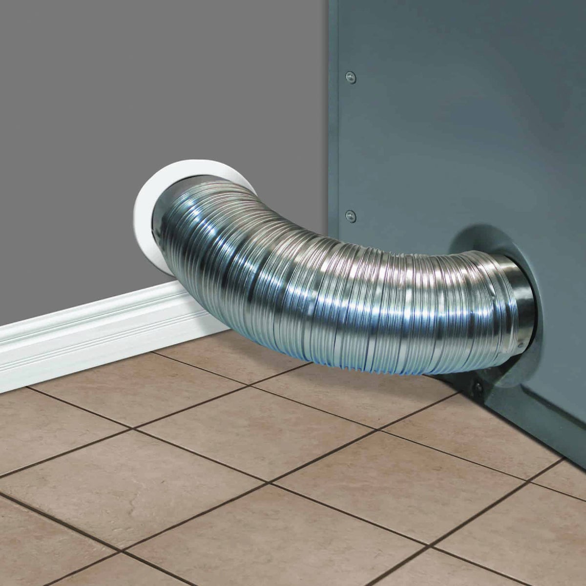 Dundas Jafine 6 In. x 8 Ft. Aluminum Semi-Rigid Dryer Duct Image 3