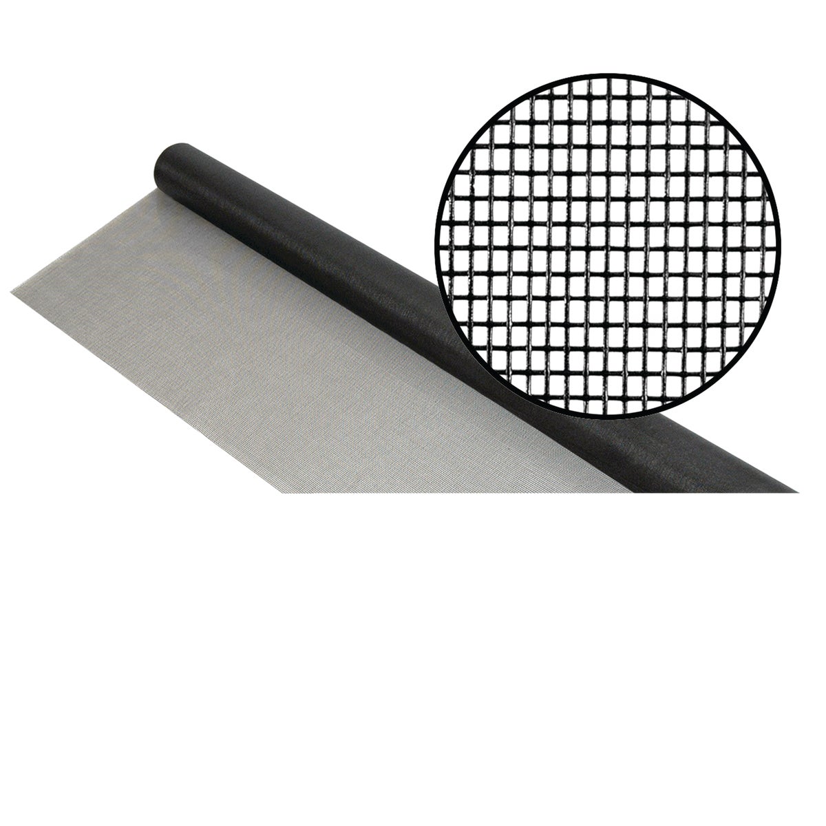 Phifer 24 In. x 100 Ft. Charcoal Premium Fiberglass Mesh Screen Cloth