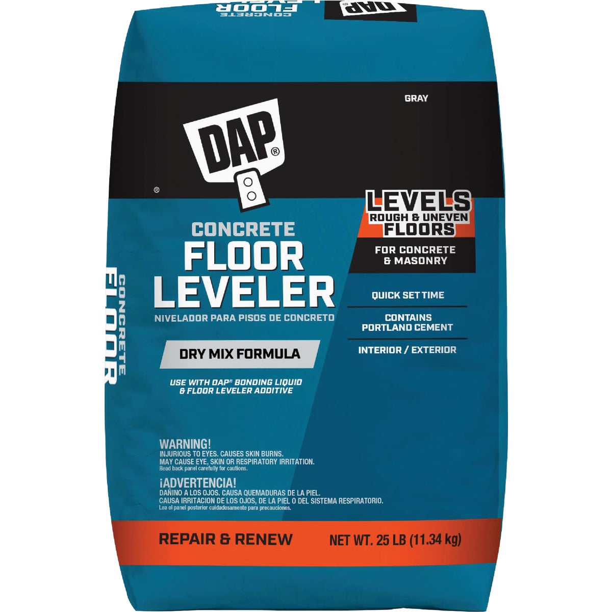 DAP 25 Lb. Concrete Floor Leveler, Gray