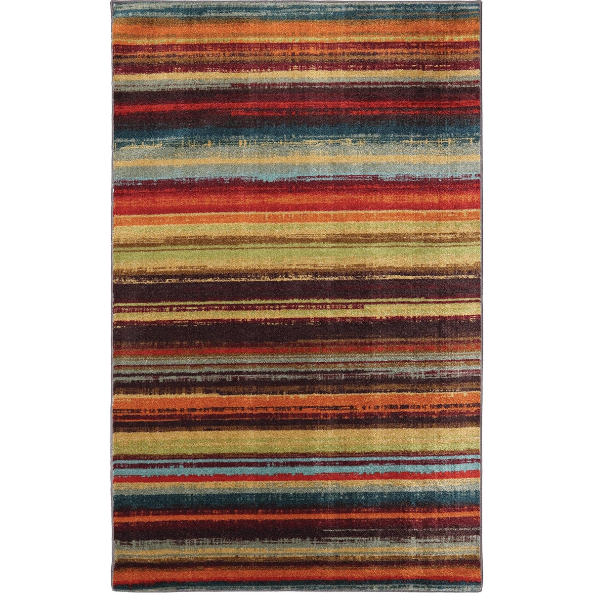 Mohawk Home Boho Stripe Multi-Color 2 Ft. x 8 Ft. Runner Rug