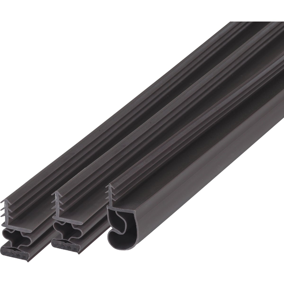 M-D Building Products 81 In. Brown Vinyl with Magnetic Strip Top and Sides Door Seal Kit for Steel Doors Image 1
